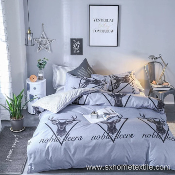 printed duvet set and flat set